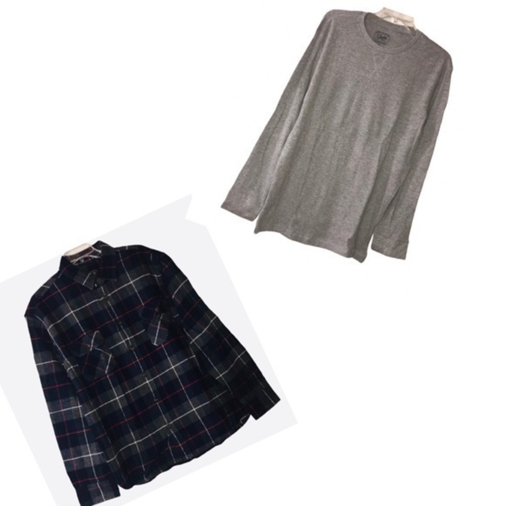 Jachs 2 Men’s Thermal and Flannel Shirts - Size XL